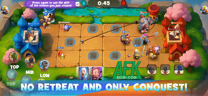 Sử dụng các tay sai để đánh bại đối thủ trong game chiến thuật PvP Kingdoms Collide Mobile 4