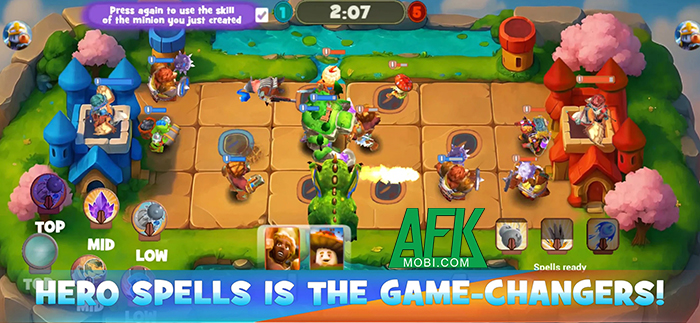 Sử dụng các tay sai để đánh bại đối thủ trong game chiến thuật PvP Kingdoms Collide Mobile 5