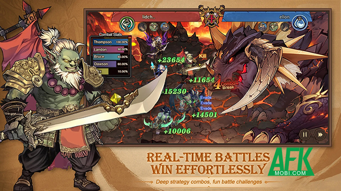 OrcClash game chiến thuật đấu tướng được lấy cảm hứng từ series Warcraft nổi tiếng 0