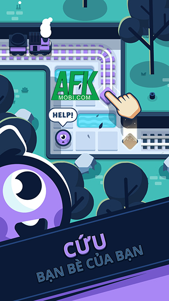 Vẽ đường ray cho tàu hỏa chạy tại game casual giải đố Rail Rescue: Puzzle Lines 1 Vẽ đường ray cho tàu hỏa chạy tại game casual giải đố Rail Rescue: Puzzle Lines 1