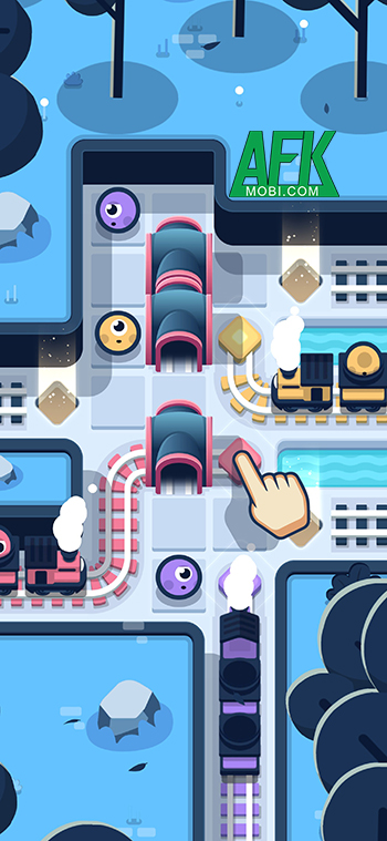 Vẽ đường ray cho tàu hỏa chạy tại game casual giải đố Rail Rescue: Puzzle Lines 4 Vẽ đường ray cho tàu hỏa chạy tại game casual giải đố Rail Rescue: Puzzle Lines 4