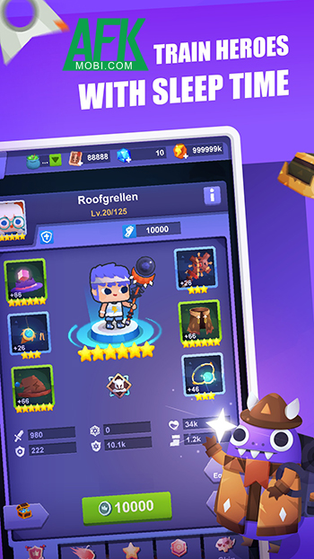 Kết hợp giấc ngủ trong việc đánh bại Chúa tể Bóng tối tại Sleep Hero: Bedtime Habit Game 1