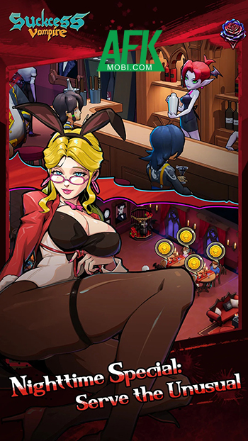 Quản lý quán rượu trong thế giới của ma cà rồng tại game Suckcess Vampire 2