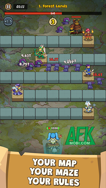 Xây dựng những mê cung để phòng thủ trong game Twilight Rush: Tower Defense 0