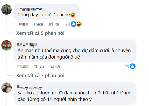 Diện đồ không phù hợp đi ăn cưới, cô gái khiến dân mạng ngán ngẩm- Ảnh 4.