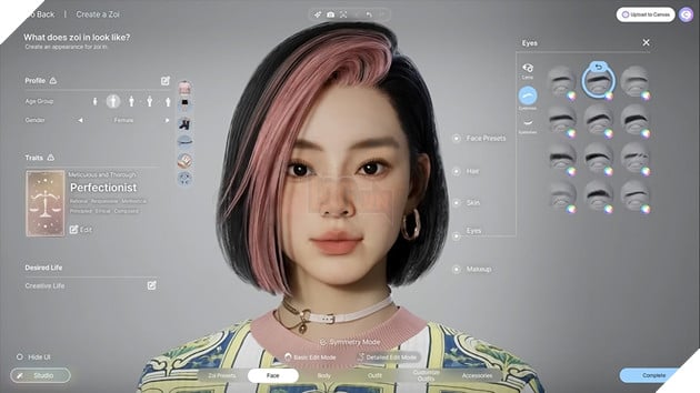 InZOI là trò chơi đưa hẳn AI vào hệ thống tạo nhân vật