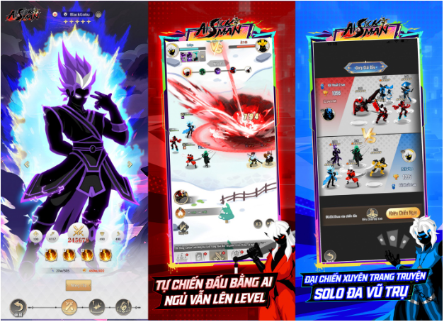 AI Stickman – Vũ Trụ Người Que: Khi Wukong phò tá Saitama, Black Goku đối đầu Đội Trưởng Mỹ- Ảnh 4.