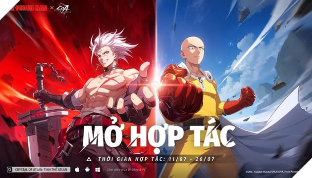 Crystal of Atlan: Tinh The Atlan – MMO Magicpunk DOC LA phat hanh tai thi truong Viet Nam, mang theo “cu dam huyen thoai” tu One-Punch Man! 2 Crystal of Atlan: Tinh Thể Atlan – MMO Magicpunk ĐỘC LẠ phát hành tại thị trường Việt Nam