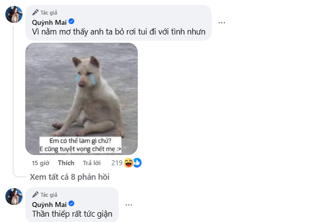 Hành động đỉnh cao của Mai Dora khi giận chồng, fan hưởng ứng nhiệt tình- Ảnh 5. Hành động đỉnh cao của Mai Dora khi giận chồng, fan hưởng ứng nhiệt tình- Ảnh 5.