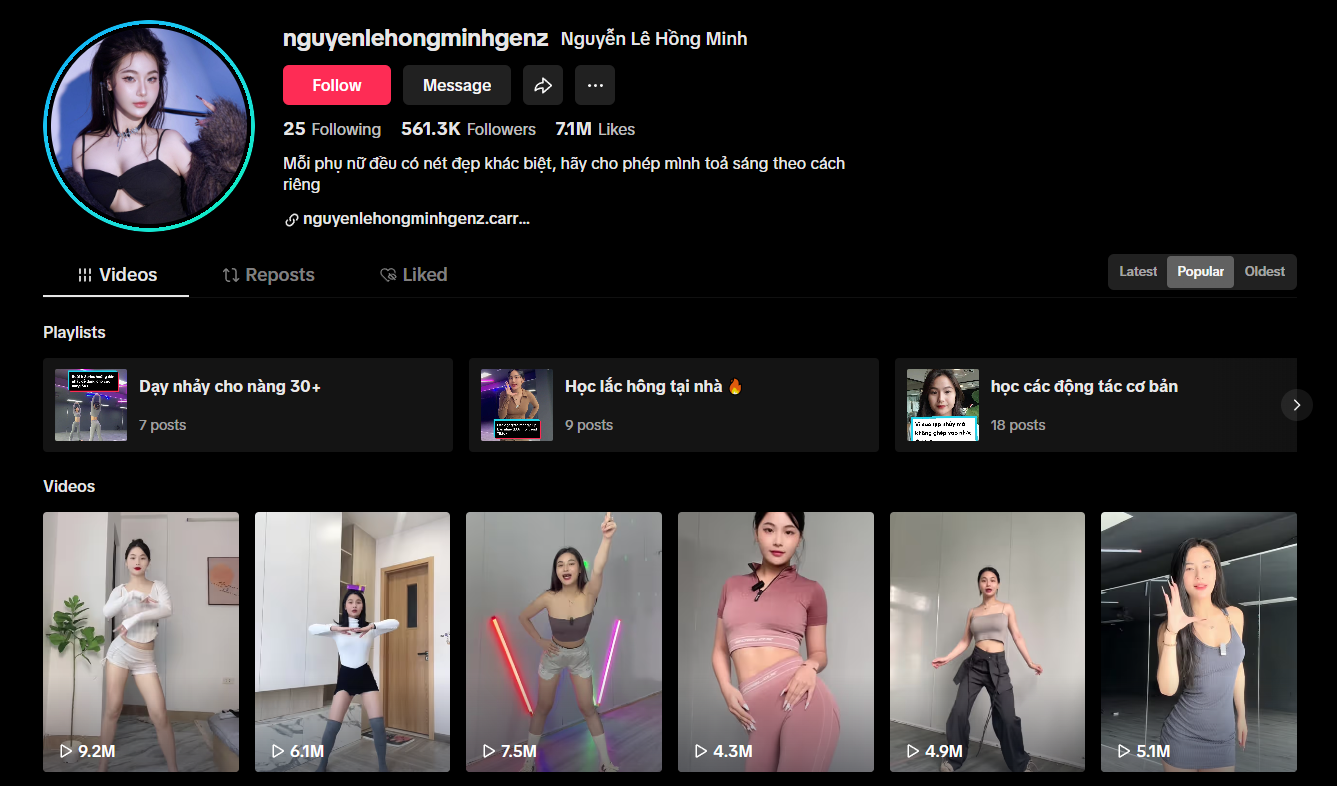 Hút hơn 5 triệu view chỉ sau một video Hút hơn 5 triệu view chỉ sau một video