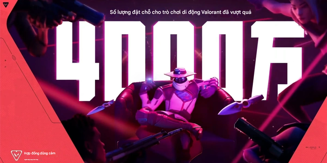 VALORANT Mobile chính thức vượt mốc 40 triệu lượt đăng ký trước, áp đảo hàng loạt bom tấn đình đám- Ảnh 1. VALORANT Mobile chính thức vượt mốc 40 triệu lượt đăng ký trước, áp đảo hàng loạt bom tấn đình đám- Ảnh 1.