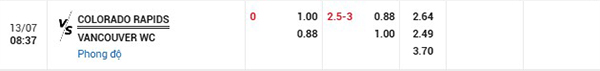 TlColorado Rapids vs Vancouver
