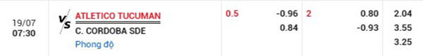 TlAtletico Tucuman vs Central Cordoba