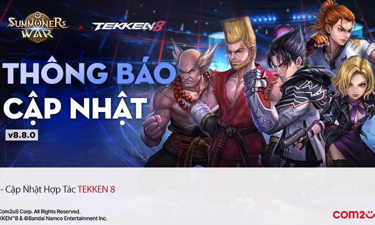 Đánh Thức Bản Năng Chiến Đấu! Summoners War Ra Mắt Bản Cập Nhật Hợp Tác TEKKEN 8