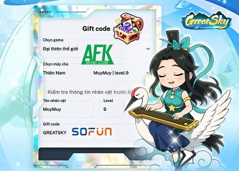 Tổng hợp gift code game Great Sky: Đại Thiên Thế Giới mới nhất trong tháng