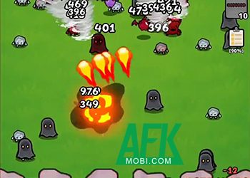Quay máy đánh bạc để gia tăng khả năng phòng thủ trong game Spin Spin Defense