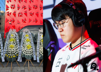 Antifan Gumayusi gửi vòng hoa đến trụ sở T1