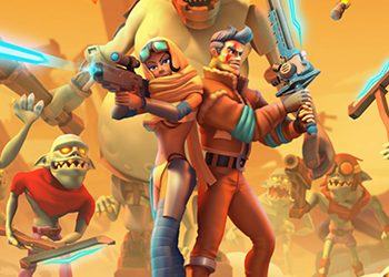 Sinh tồn trước các đợt kẻ thù trên hoang mạc trong game hành động Blast Survivor