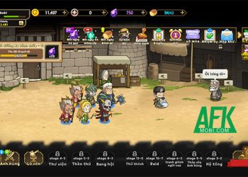 Tập hợp đội anh hùng của bạn khi vào vai một lãnh chúa trẻ trong game Heroes & Gear? Yoink!