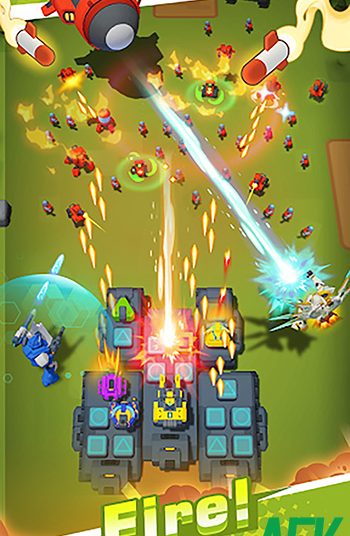 Phát triển chiếc xe tăng chiến đấu của bạn để chống lại bọn robot với Tank Fortress