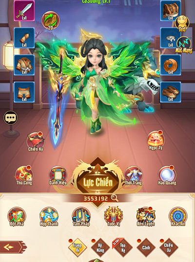 Chủ Tướng sẽ đẹp hơn, oai phong hơn khi bước vào game Ảo Mộng 3Q