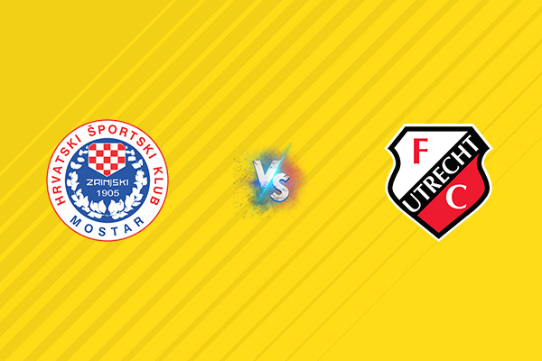 Nhận định kèo Zrinjski Mostar vs Utrecht, 01h00 ngày 22/08