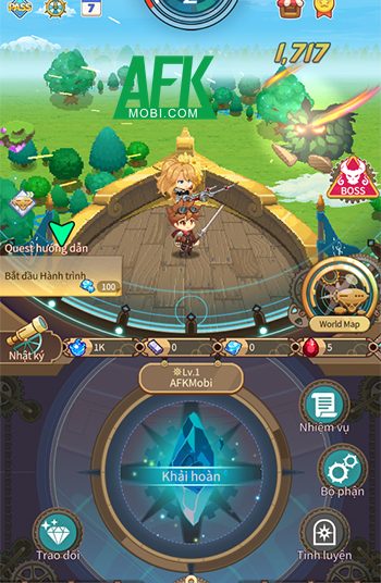 Airship Knights: Zero cho game thủ trở thành thuyền trưởng của một con thuyền bay