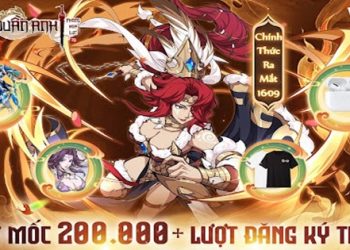 Quần Anh Phong Hoa Lục đạt 200.000 lượt đăng ký trước, kỳ vọng sẽ là “siêu phẩm thẻ tướng – Tam Quốc” khi ra mắt