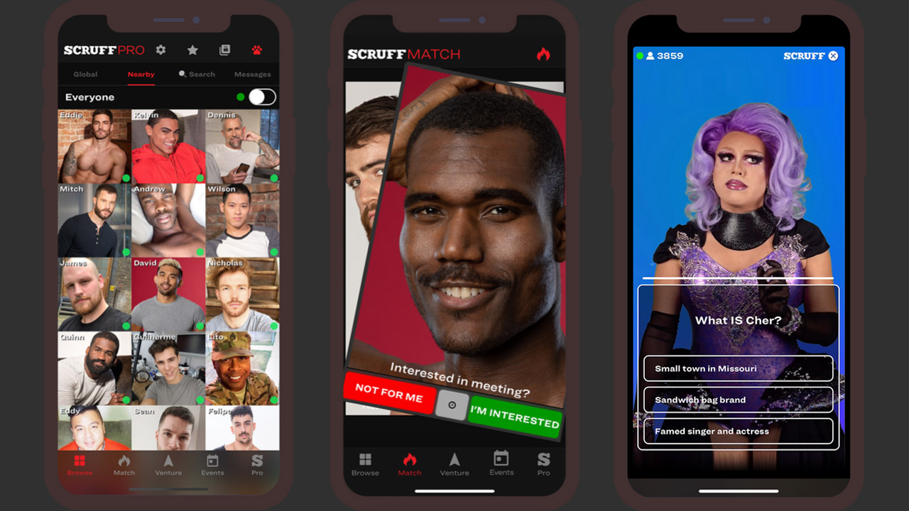 Ứng dụng hẹn hò cho gay Scruff