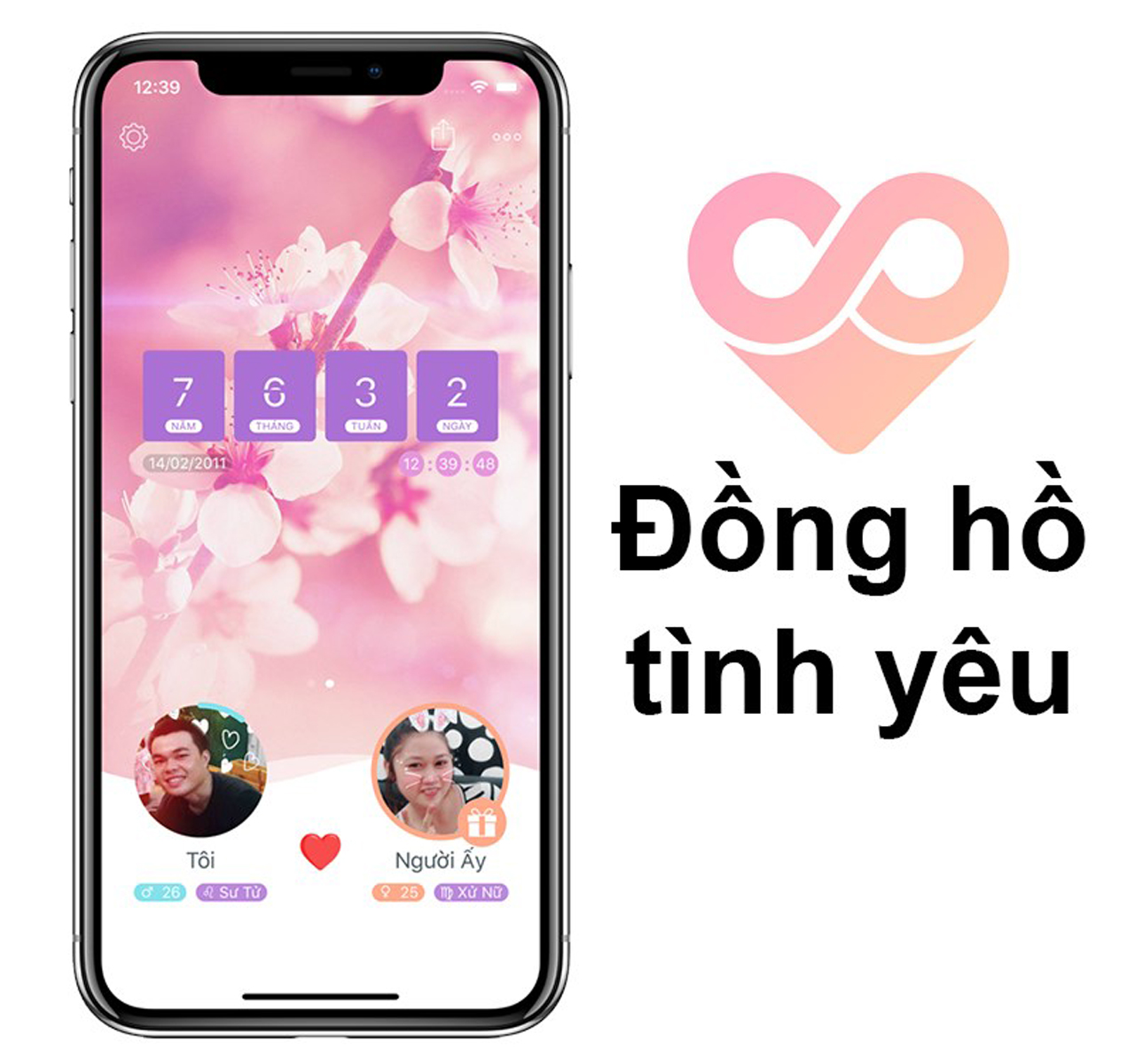 App đếm ngày yêu Inlove