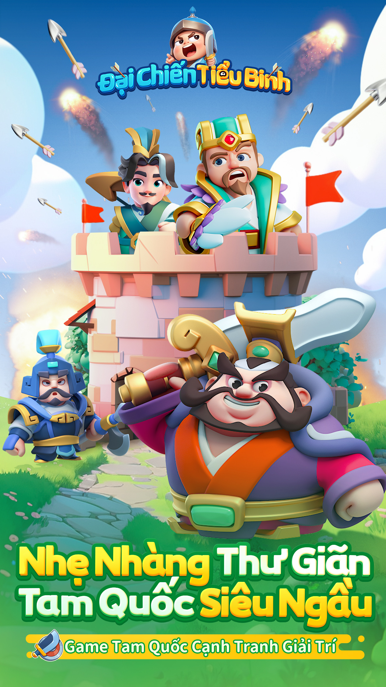 CG lần đầu công bố, game mobile Tam Quốc thư giãn đối kháng 