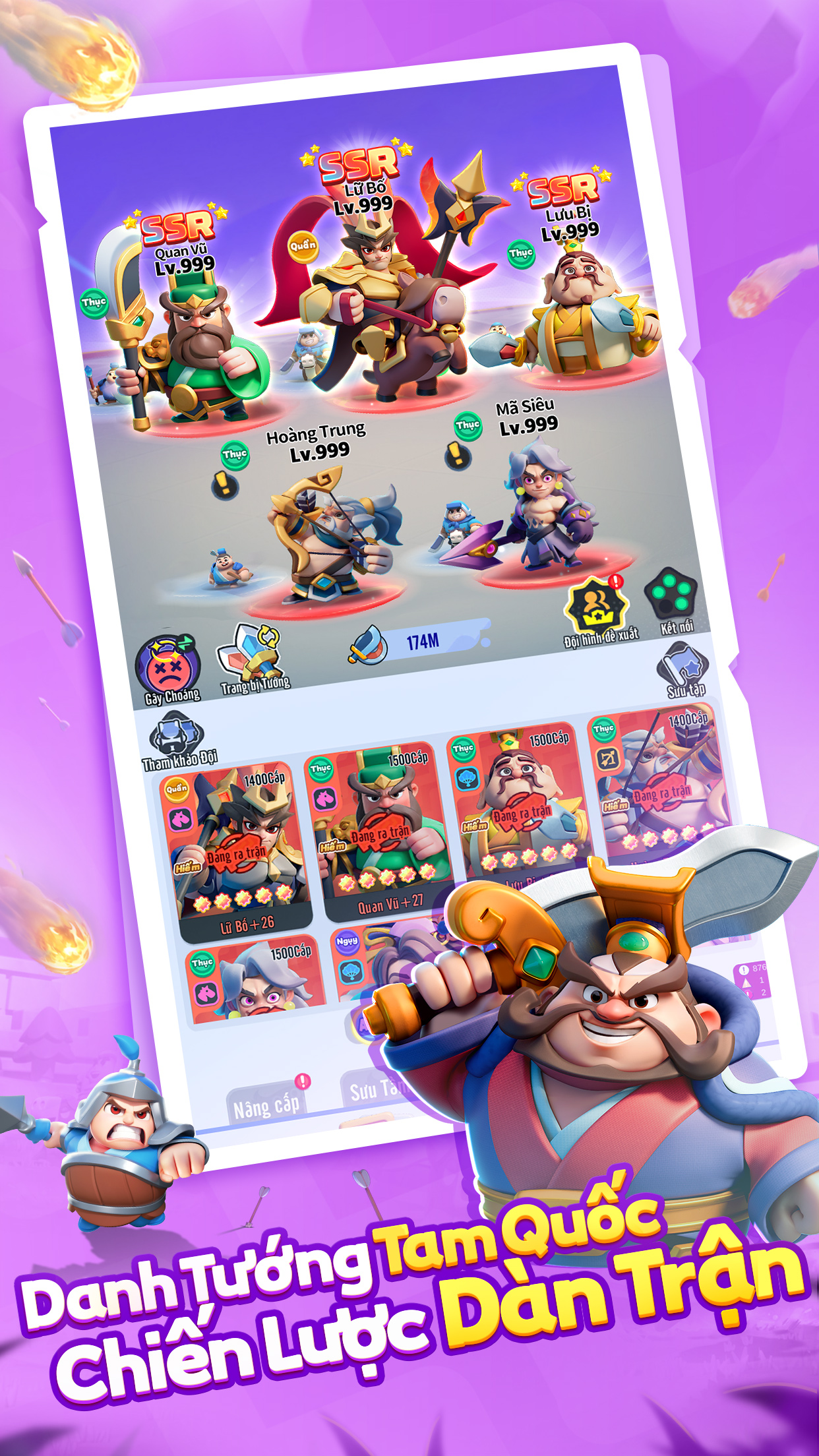 CG lần đầu công bố, game mobile Tam Quốc thư giãn đối kháng 