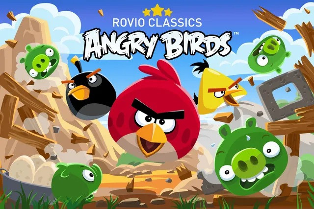 Ảnh minh họa Angry Birds phiên bản android