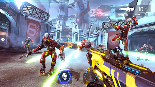 Ảnh minh họa Shadowgun thể loại bắn súng góc nhìn thứ ba trên android