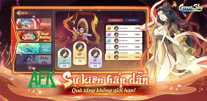 Great Sky: Đại Thiên Thế Giới game đấu tướng lấy chủ đề đa vũ trụ ra mắt game thủ Việt 4 Great Sky: Đại Thiên Thế Giới game đấu tướng lấy chủ đề đa vũ trụ ra mắt game thủ Việt 4