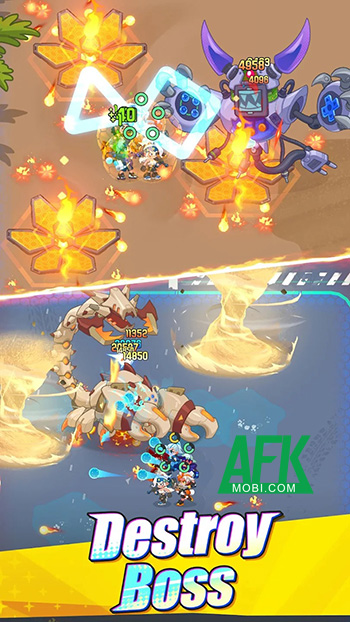 Cùng những tổ đội anh hùng chiến đấu sinh tồn trong game Apex Hero: Go! 4