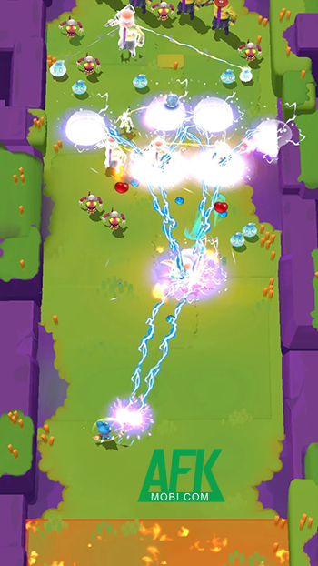 Điều khiển một chú mèo đối mặt các đợt kẻ thù lẫn quái vật với game Cat Hero: Magic Journey 0