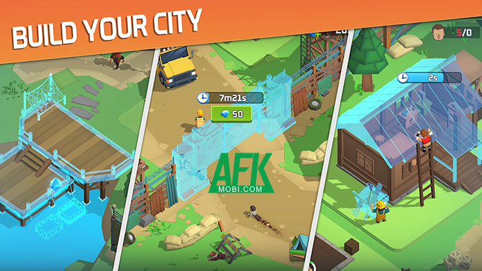 Gầy dựng một thành phố dành cho những người sống sót tại game City Of Survivors 0