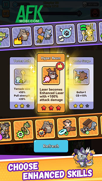 Critter Clash: Backpack Battle cho bạn xây dựng đội phòng thủ bằng các động vật ngộ nghĩnh 2