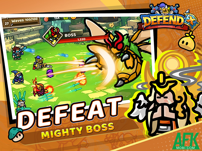 Defend X thử thách bạn xây dựng tổ đội anh hùng phòng thủ trước hàng trăm con quái vật 2 Defend X thử thách bạn xây dựng tổ đội anh hùng phòng thủ trước hàng trăm con quái vật 2