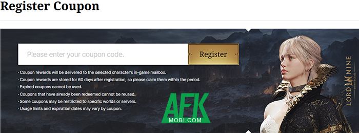 Tổng hợp gift code game LORDNINE: Infinite Class mới nhất trong tháng 0