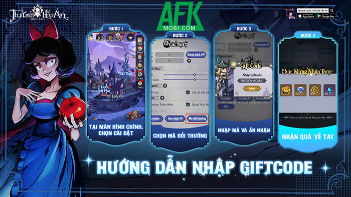 Tổng hợp gift code game Mirror Tales: Thế Giới Hắc Ám mới nhất trong tháng 0