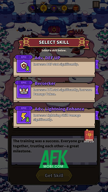 Bảo vệ vùng đất băng giá của bản thân trước bọn quái vật trong game Help Us My Lord 3