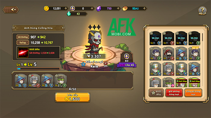 Tập hợp đội anh hùng của bạn khi vào vai một lãnh chúa trẻ trong game Heroes & Gear? Yoink! 3