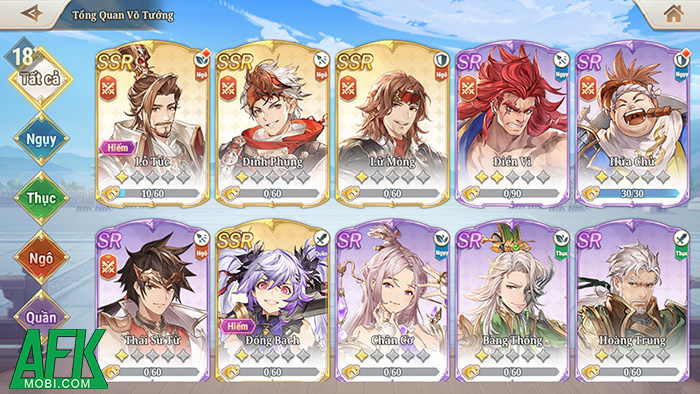 Hướng dẫn nhập môn cho các tân thủ mới đến với Tam Quốc Huyễn Tướng VNG 3