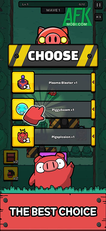 Cùng chú lợn đỏ phòng thủ trước bọn kẻ thù trong game Little Piggy Defense 3