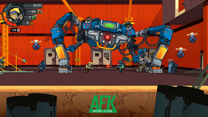 Metal Soldiers 4 game hành động bắn súng đi cảnh được lấy cảm hứng từ series Metal Slug 3