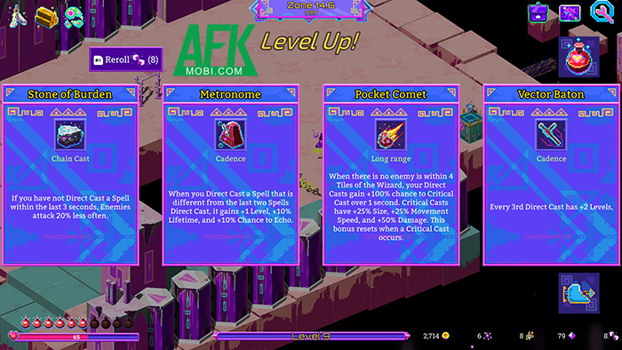 Neon Spellstorm Mobile game hành động roguelite có đồ họa mang đậm chất cổ điển 3