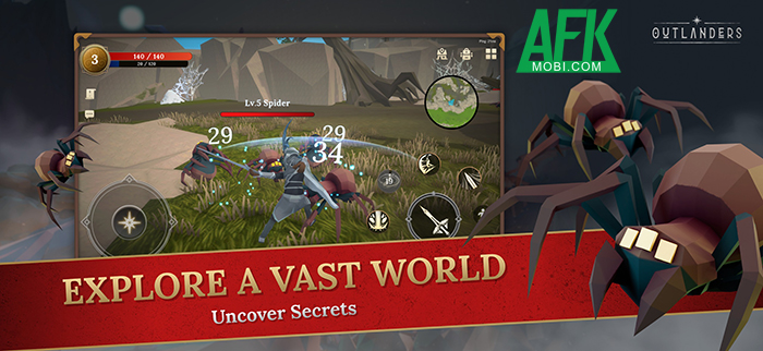 Bước vào một thế giới fantasy polygon để bắt đầu hành trình của mình tại game Outlanders MMO 2 Bước vào một thế giới fantasy polygon để bắt đầu hành trình của mình tại game Outlanders MMO 2