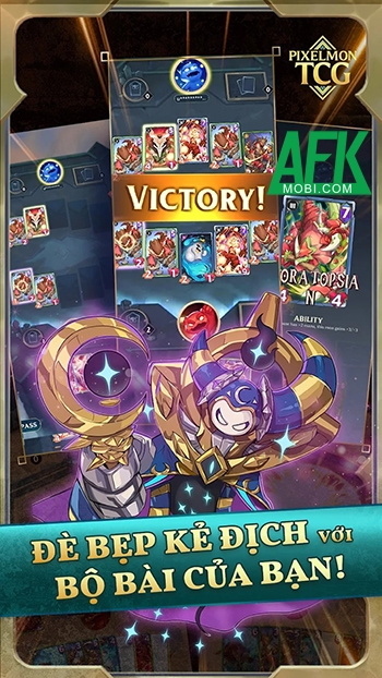Xây dựng bộ bài quái vật của bạn trong game chiến thuật PIXELMON TCG 3